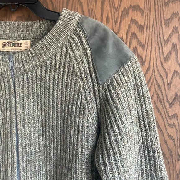Vintage Sage Green Brenire Wool Sweater L - Picture 2 of 6